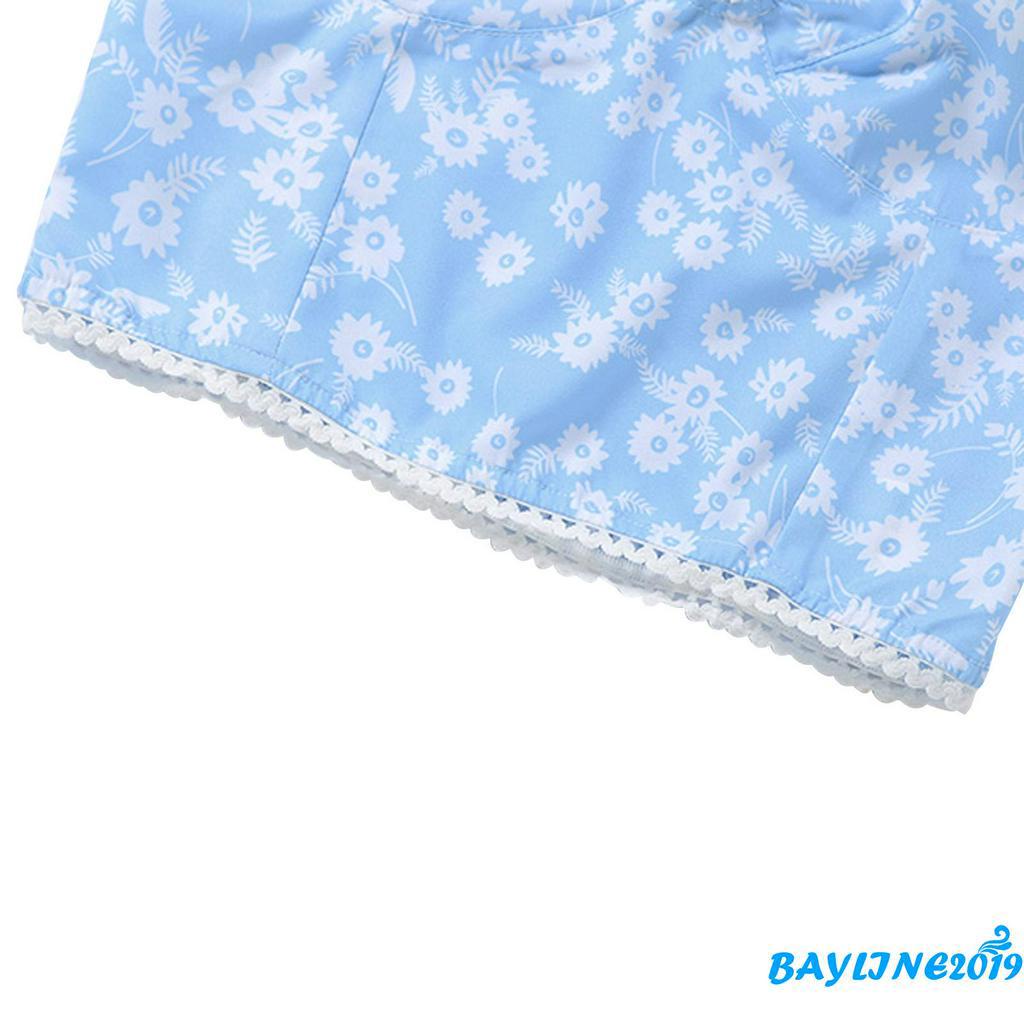 Áo Lửng Hai Dây In Họa Tiết Hoa Quyến Rũ Dành Cho Nữ