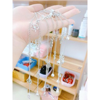 Lắc tay mỹ kí mạ bạc dễ thương