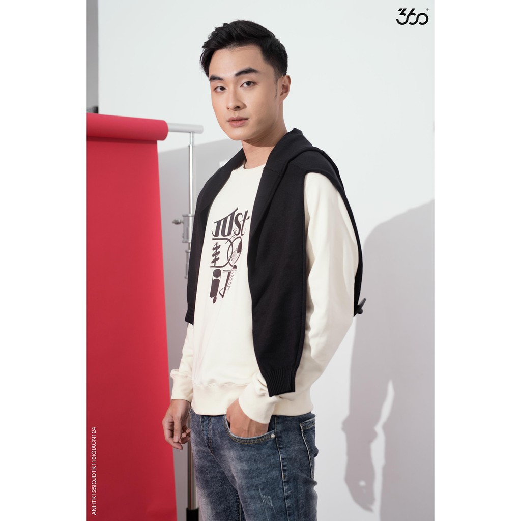 [Mã FAMALLT5 giảm 15% đơn 150K] Áo nỉ cao cấp thương hiệu 360 Boutique - ANHTK125 | BigBuy360 - bigbuy360.vn