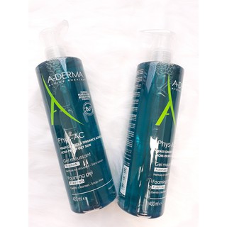 SỮA RỬA MẶT A-DERMA PHYS-AC DỊU NHẸ CHO DA THIÊN DẦU, DA MỤN, DA MẪN CẢM