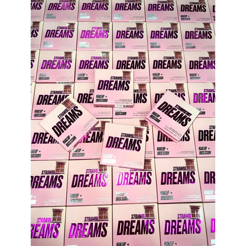 BẢNG MÁ 4 Makeup Obsession strawb dreams
