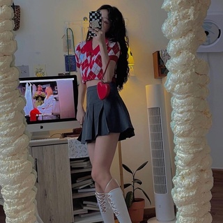 [VIDEO Unbox] CHÂN VÁY XÁM XẾP LY ULZZANG (ảnh thật)