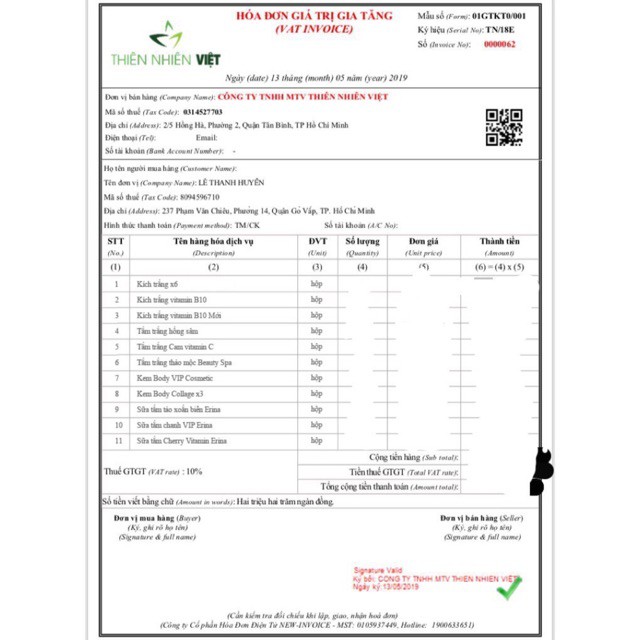 KÍCH TRẮNG VITAMIN B10 TÓC TIÊN