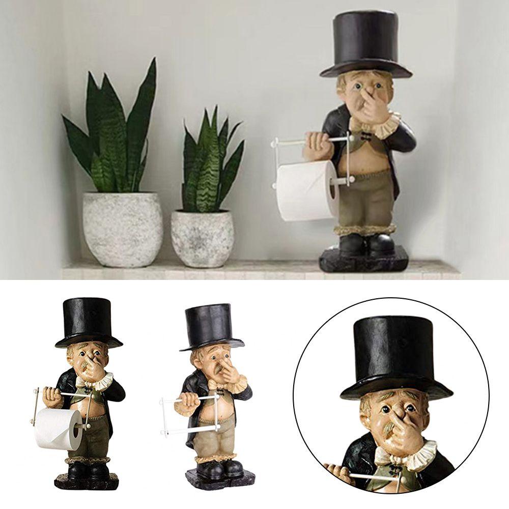 LAKAMIER Giá Đỡ Khăn Để Bàn Bằng Nhựa Resin Thiết Kế Sáng Tạo Vui Nhộn Trang