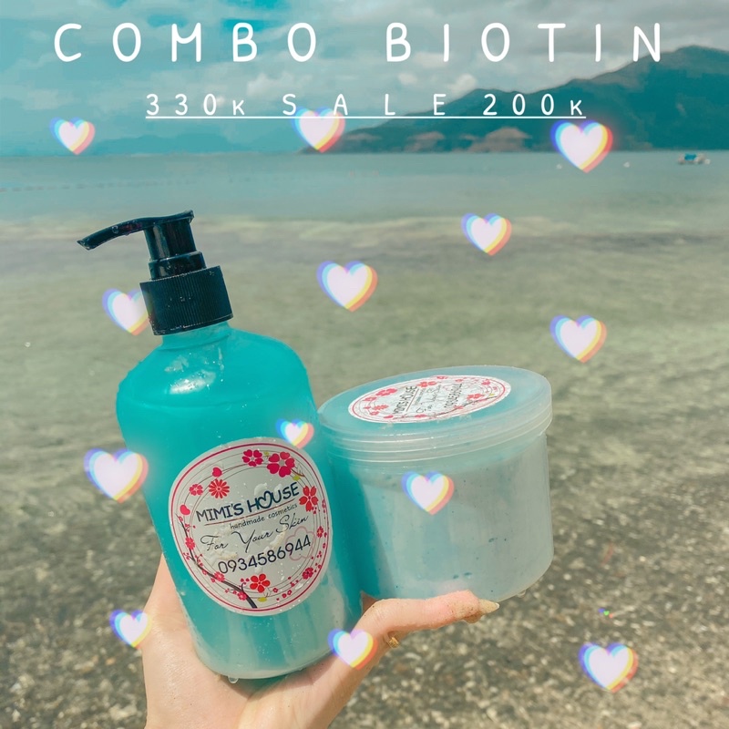 COMBO DẦU GỘI VÀ Ủ TÓC BIOTIN