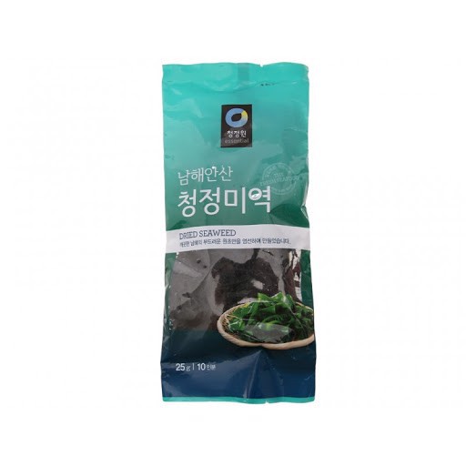 Bán Sỉ Thùng 40 Gói Rong Biển Khô 25g Nấu Canh Hàn Quốc Daesang / 대상) 청정미역 25g