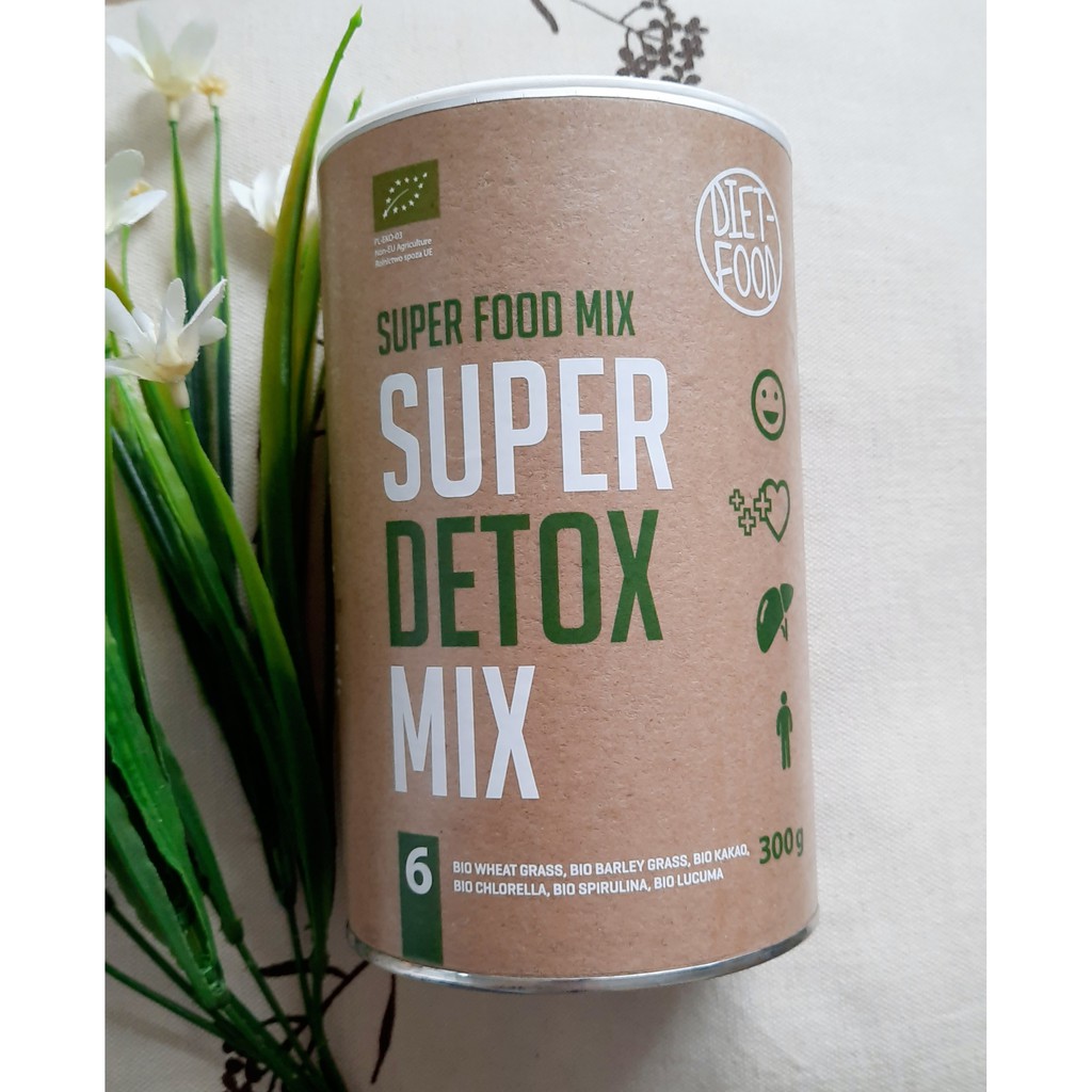 Bột thải độc cơ thể hữu cơ Super detox mix 300g