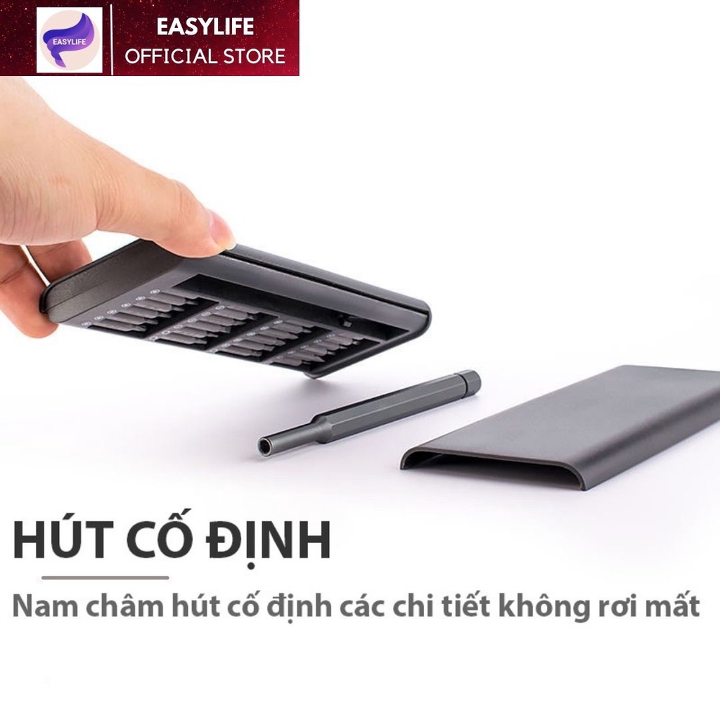 Bộ tua vít đa năng từ tính 25in1 sửa điện thoại độ chính xác cao