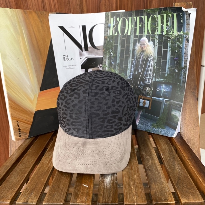 Nón kết Basic Leopard Skin