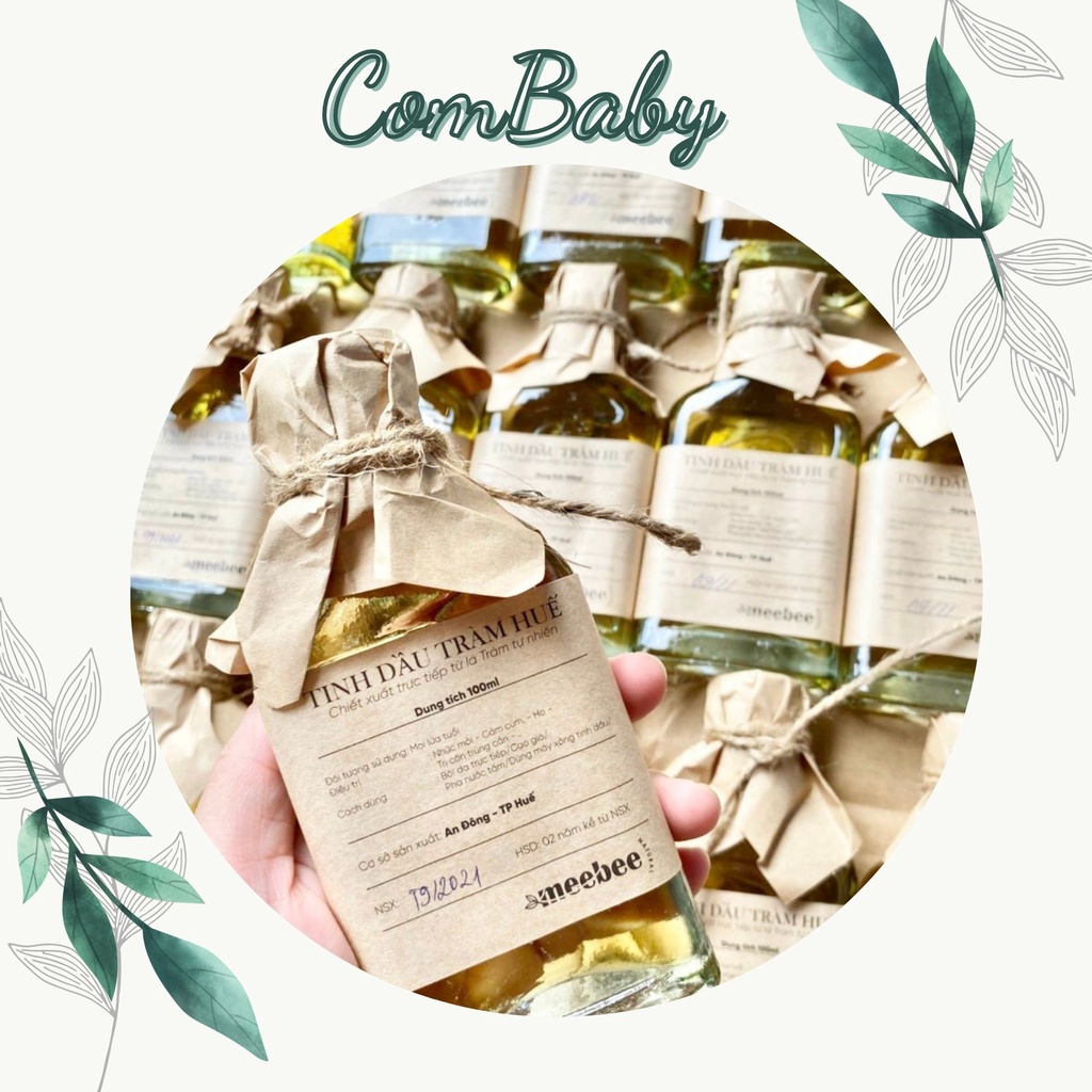 Tinh dầu tràm Huế siêu đậm đặc Sam Natutal, An Đông Huế Meebee