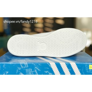 Giày Thể Thao Stan Smith Gót Đen Full Box