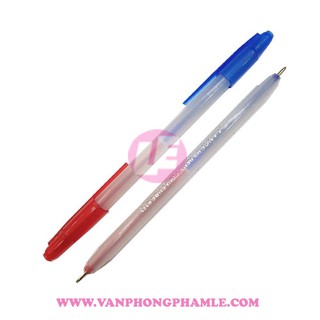 Bút bi 2 đầu xanh đỏ Lancer (Cây)
