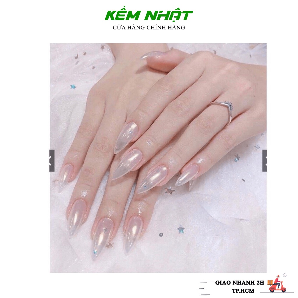 Set 6 Hủ Bột Tráng Gương Nail Ánh Trai Trang Trí Móng