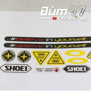 Vỉ tem Shoei Phản quang