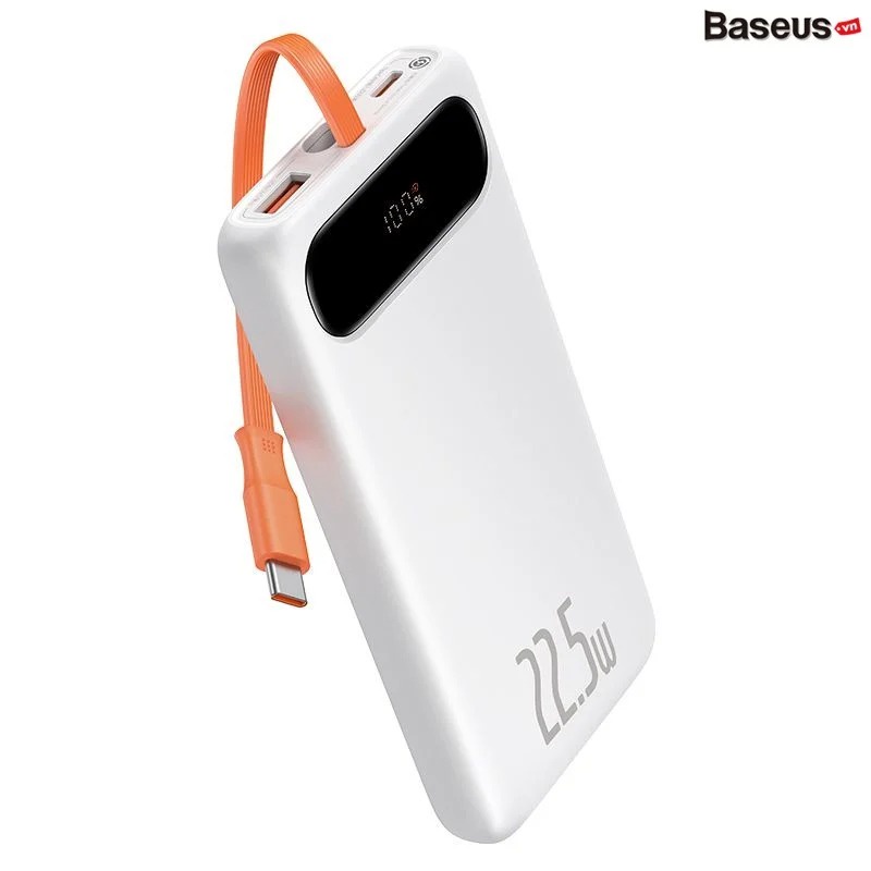 Pin Dự Phòng Sạc Nhanh Baseus 2022 Sạc nhanh 20W cho iPhone Qstore | Dung lượng 10000mAh 20000mAh Tích hợp cáp sạc