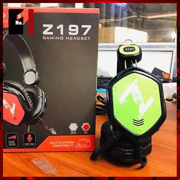 Tai Nghe Gaming Chụp Tai Headphone Có Dây ZIDLI Z197 Tai Nghe Game Thủ Máy Vi Tính Laptop Pc