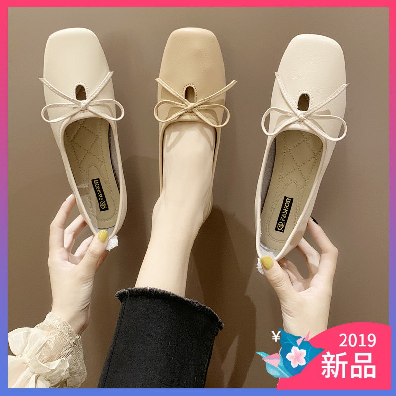 Giày Búp Bê Nữ Phối Lông Thời Trang Hàn | BigBuy360 - bigbuy360.vn