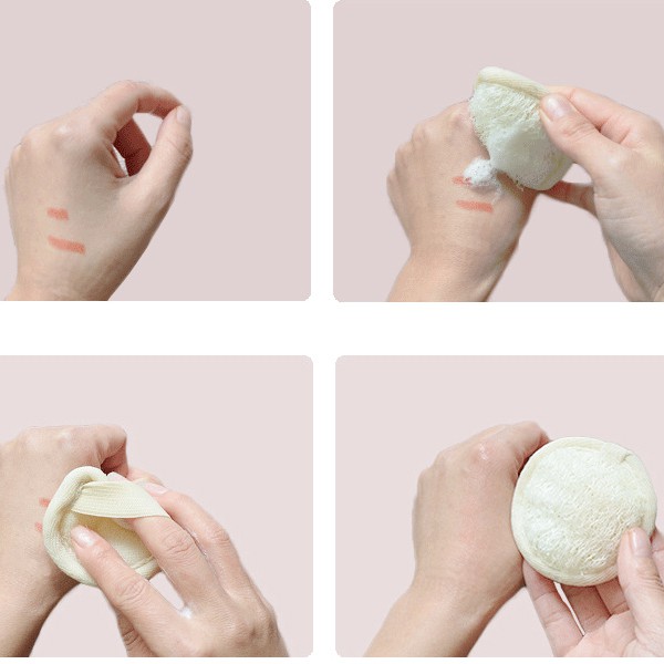 Combo 2 miếng xơ mướp tắm rửa mặt tự nhiên