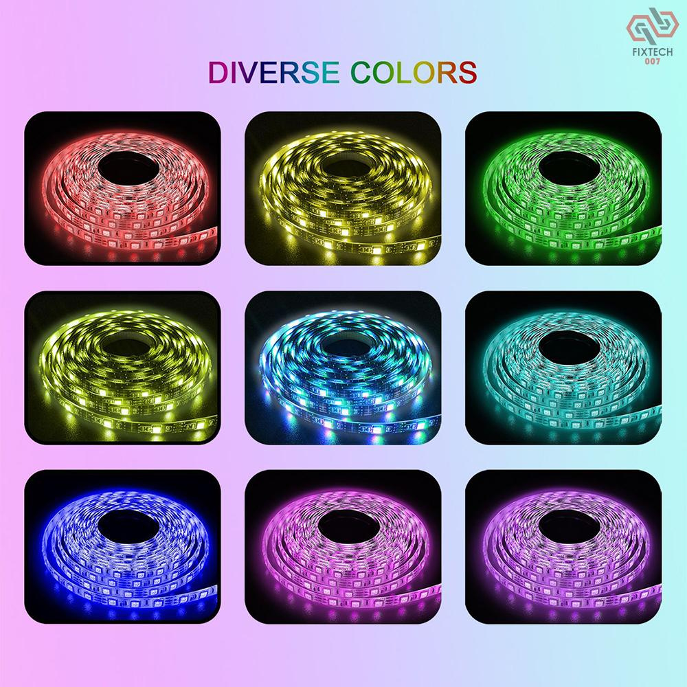 LED Strip Lights 9.84ft. Waterproof RGB LED Lights with IR Remote Control 20 Colors and DIY Modes 5050 Color Changing LED Tape Lights for Home Ceiling Party Festival