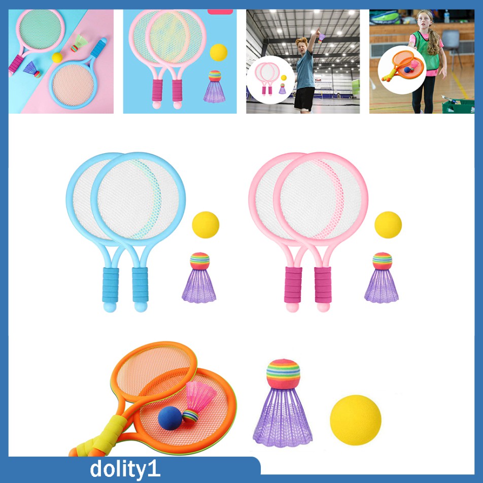 Bộ Vợt Cầu Lông Bóng Tennis Đồ Chơi Ngoài Trời Cho Trẻ Em