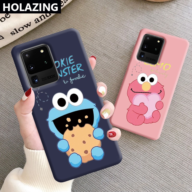 Ốp Điện Thoại Họa Tiết Hoạt Hình Elmo Kaso Sa Telepono Cho Samsung Galaxy S20 Plus S20 Ultra Note 20 10 Plus 9 S10 5g S10 S9 | BigBuy360 - bigbuy360.vn
