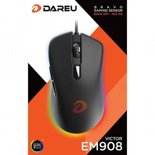 Chuột máy tính có dây gaming dareu em908 - hàng chính hãng