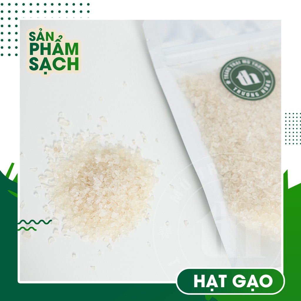 Mủ trôm sạch nguyên chất thanh lọc cơ thể loại Hạt Gạo Trương Hùng gói 100gr