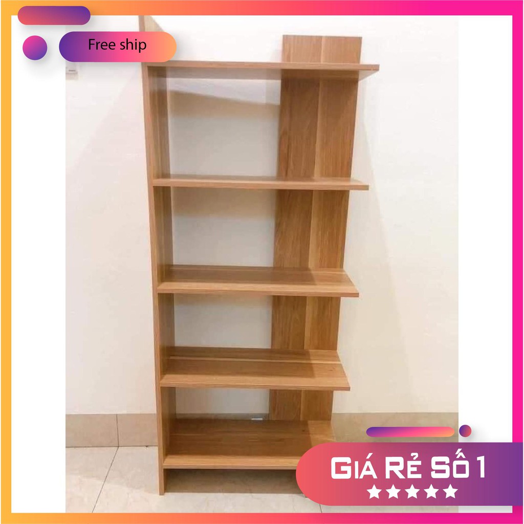 Kệ sách gỗ 5 tầng đa năng bằng gỗ cứng cực đẹp (giá tại nhà máy)