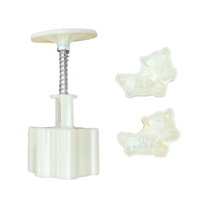 Khuôn Nhựa Làm Bánh Trung Thu Hình Ngựa Hoạt Hình 50g
