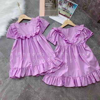 BÁN SỈ VÁY TÍM BÈO CHO BÉ