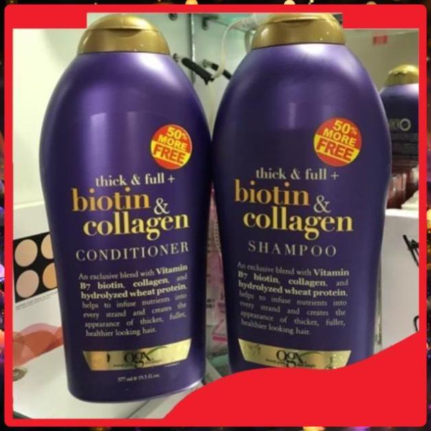 Biotin Collagen✅FREESHIP✅Biotin Collagen Chống Rụng Tóc Và Kích Thích Mọc Tóc✅Dầu Gội Xả Biotin Collagen