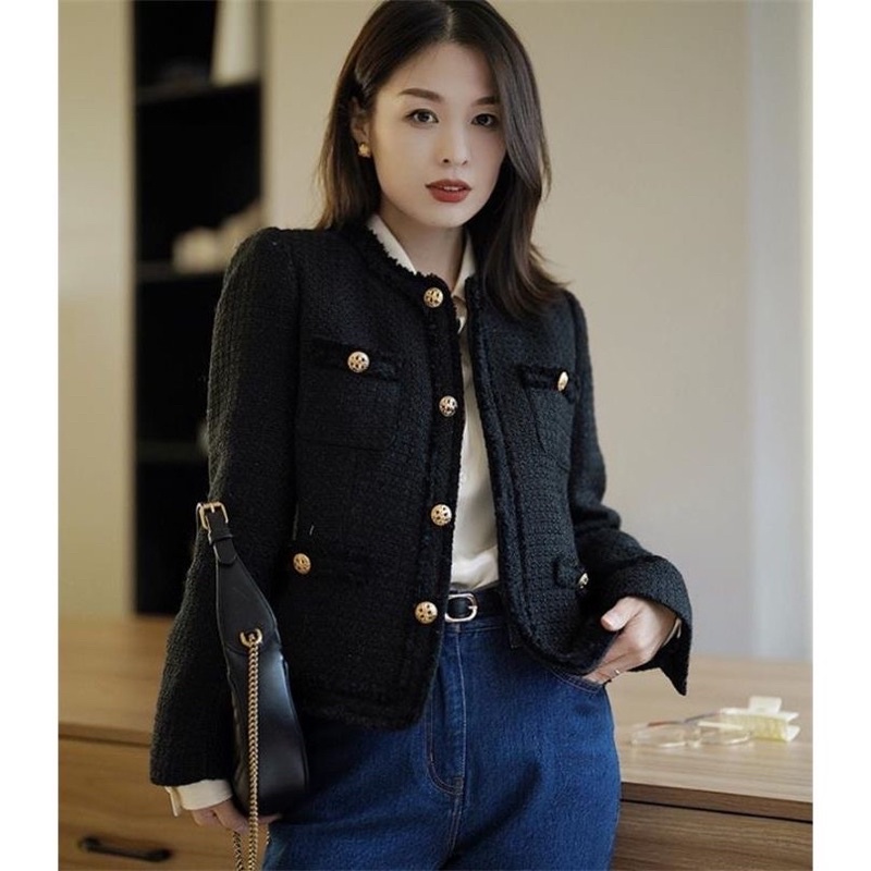 Áo khoác dạ tweed