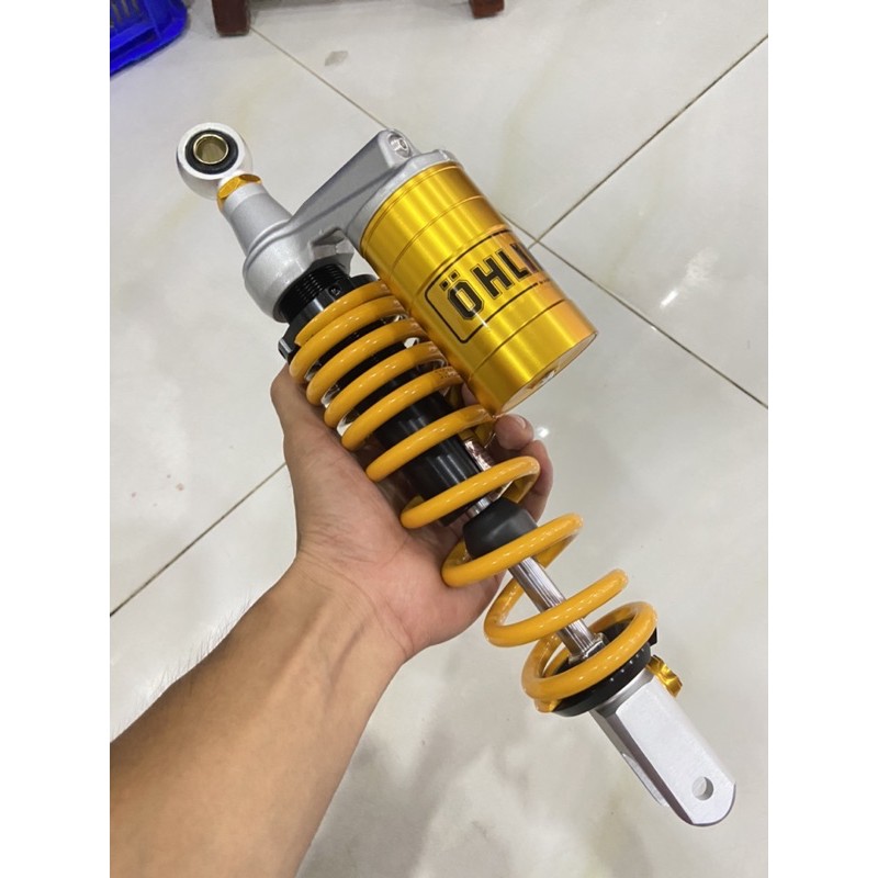 phuộc sau ohlins xe vario, luvias, click, sh mode, vision có bình dầu trên