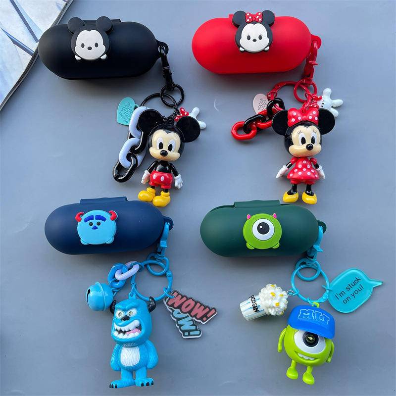 Vỏ Bảo Vệ Hộp Sạc Tai Nghe Sony WF-C500 Bluetooth Không Dây Bằng Silicon Họa Tiết Hoạt Hình Dễ Thương