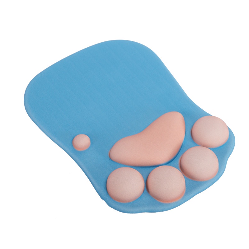 Miếng lót chuột cỡ lớn GADO có đệm đỡ tay silicone pad chuột hình chân mèo cute