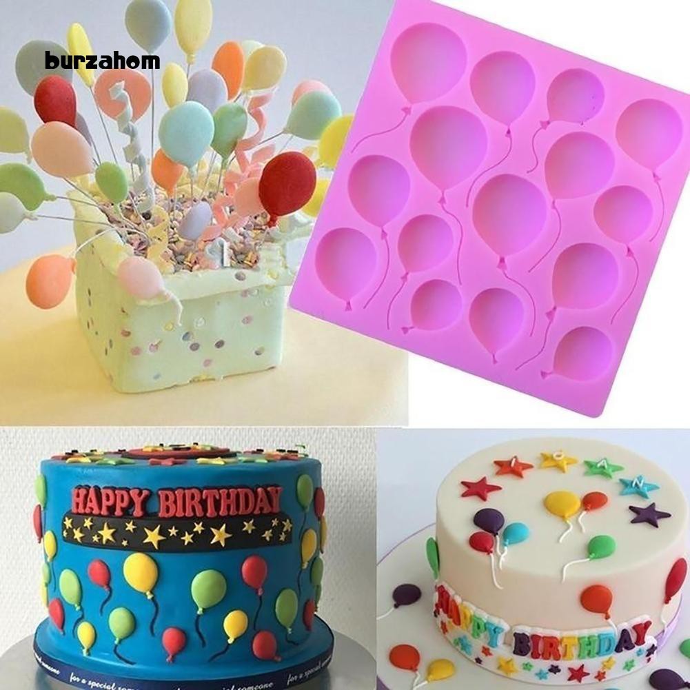Khuôn silicon làm bánh đa năng tạo hình bóng bay sáng tạo