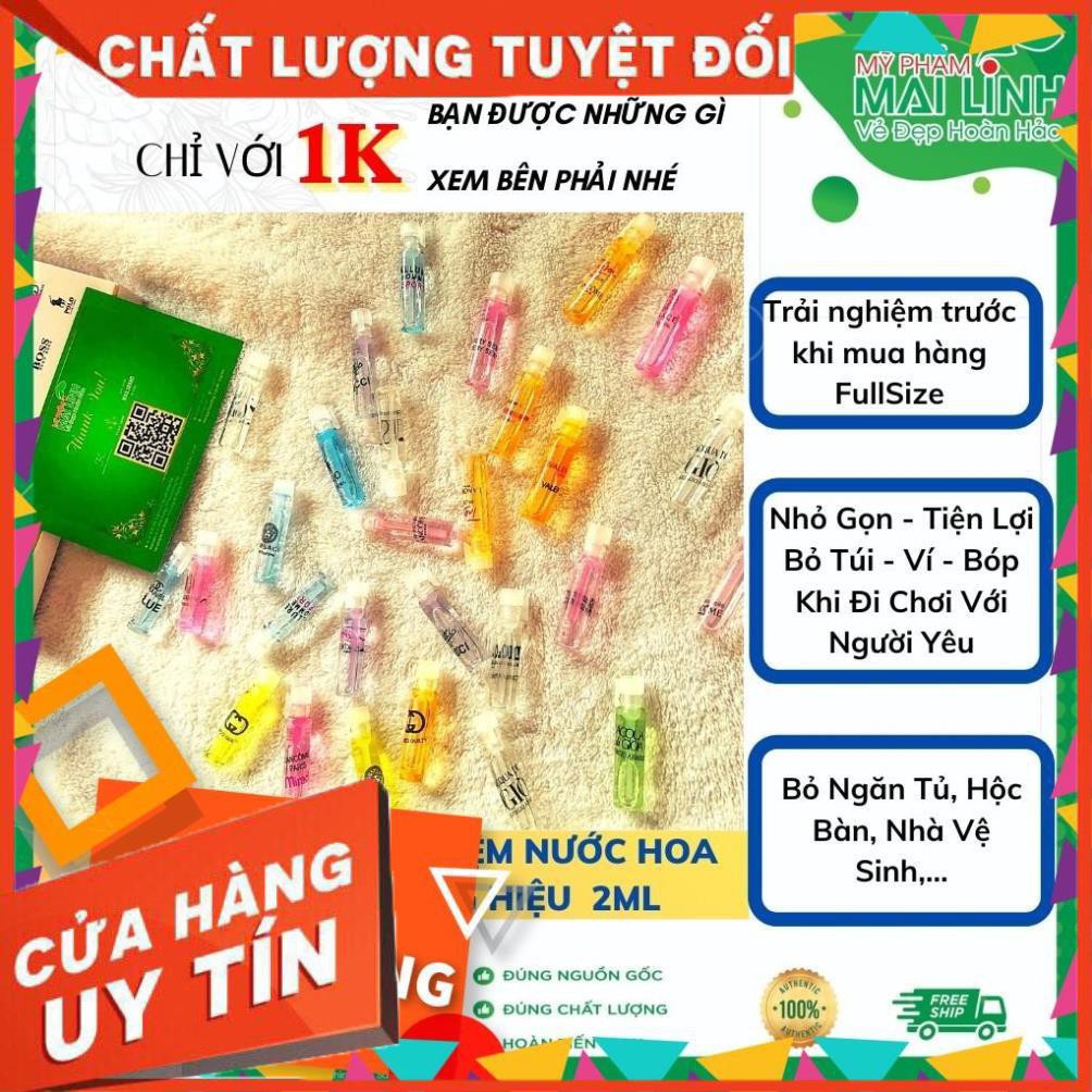 Nước Hoa Mini 2ml Bỏ Túi[ BÁN LỖ - TRẢI NGHIỆM] Giá Rẻ Nhất Shopee ShopLEO