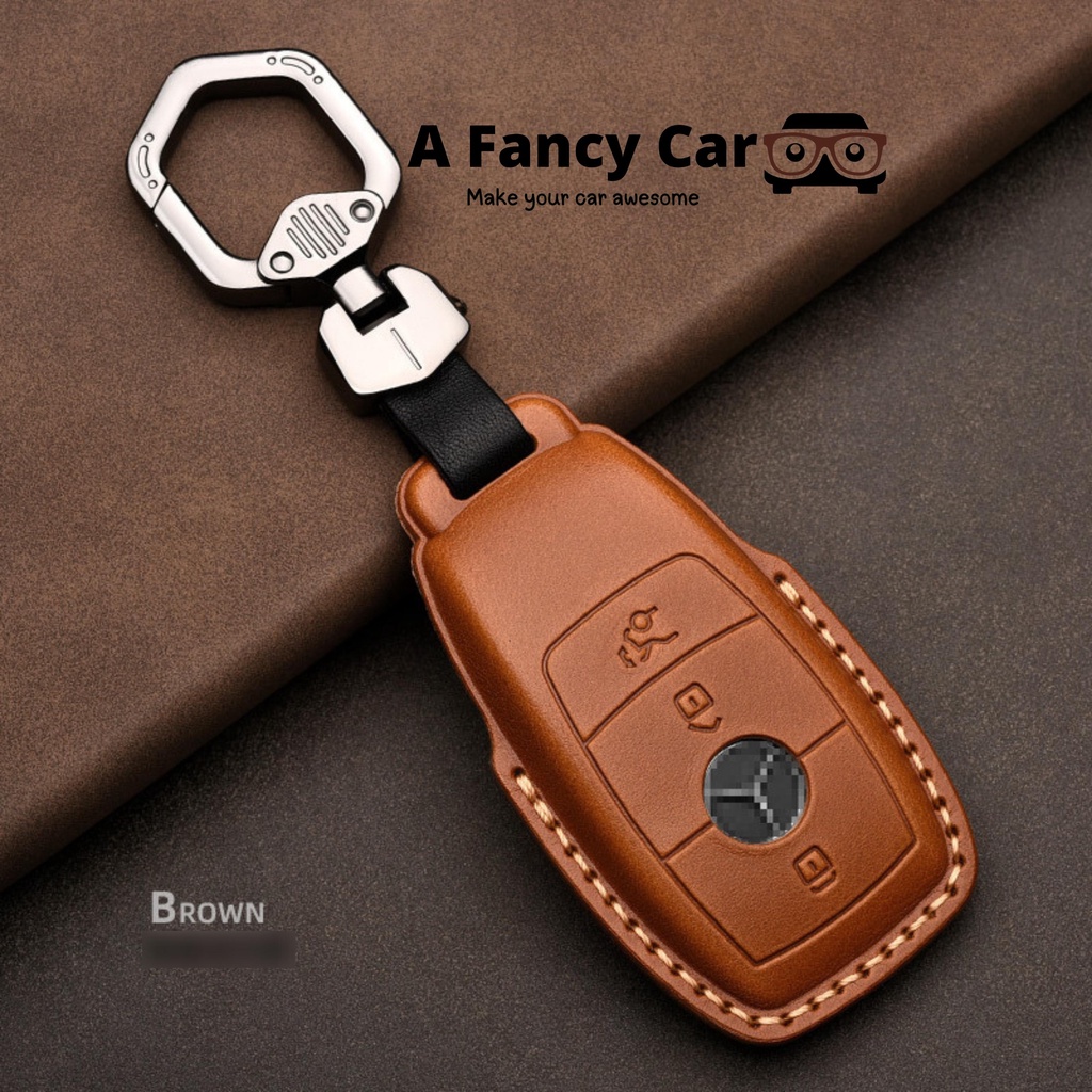 Bao da chìa khoá Mercedes C class, Mercedes E class, Mercedes S Class, Mercedes GLC, Mercedes G63 sang trọng cao cấp