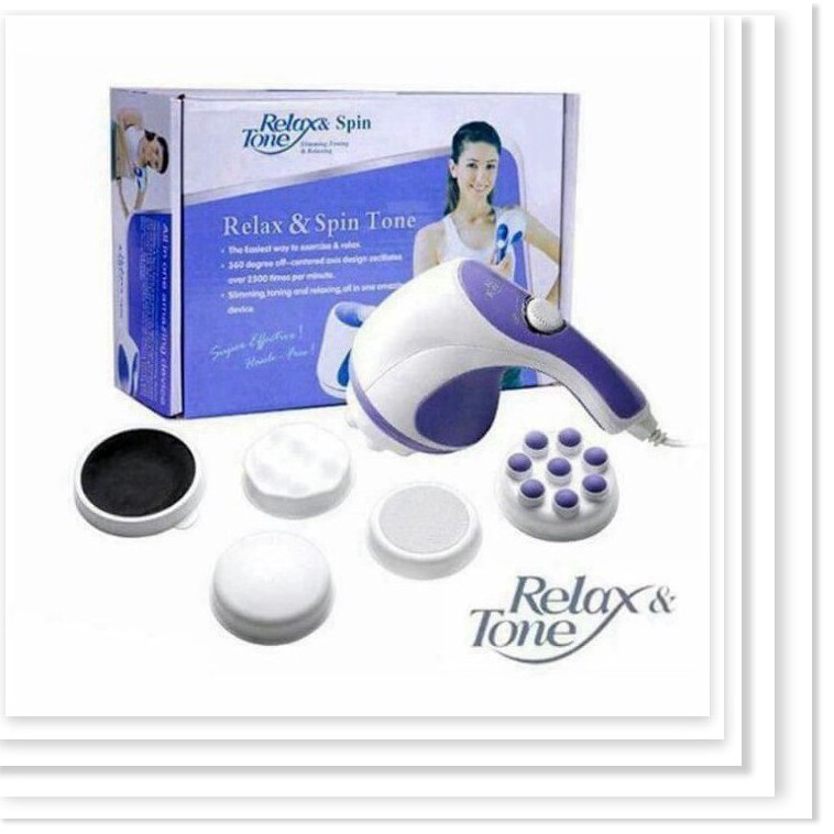 Máy đánh tan mỡ bụng cầm tay Relax & sprin tone