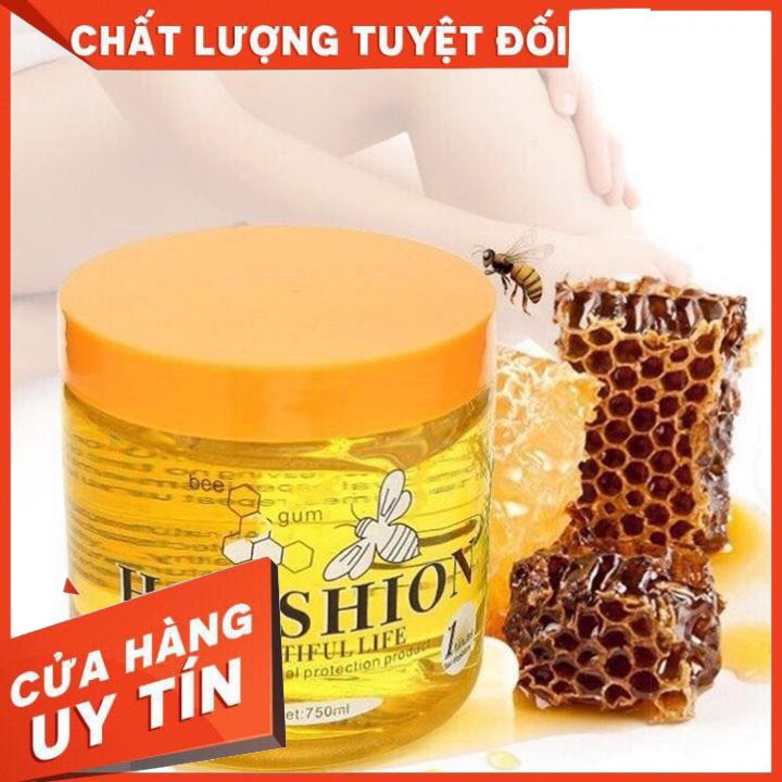 Wax lông mật ong HORSHION  500 ML MÀU VÀNG (HÀNG LOẠI 1 )GEL ĐẶC WAT SẠCH LÔNG TAY LÔNG CHÂN  LÀM TRẮNG MỊN DA