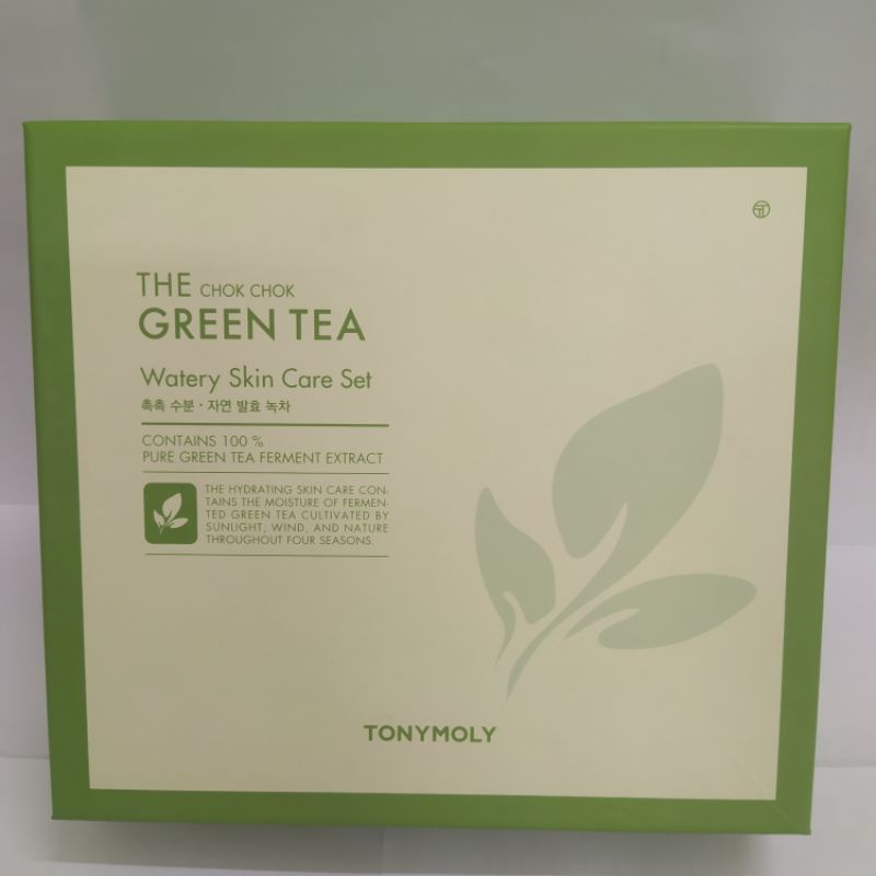 Set Dưỡng Da Trà Xanh Tonymoly The Chok Chok Green Tea Watery Skin Care Set -Set 3