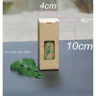 50 hộp giấy kraft đựng chai 50ml