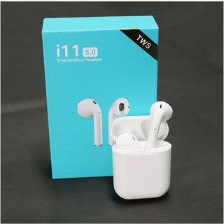 Tai Nghe Bluetooth I11 PLUS Cảm Ứng V5.0  - Tặng kèm hộp Sạc Đa năng - Tai nghe không dây