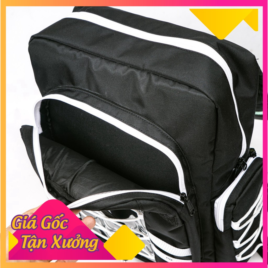 (SALE) BALO PHẢN QUANG COLKIDS CLUB BACKPACK SEASON 4 ( TRẮNG/ĐEN )