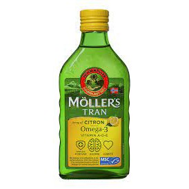 Dầu Gan Cá Tuyết Moller's Tran Na Uy Bổ Sung DHA,EPA Giúp Phát Triển Não,Mắt,Da Cho Bé