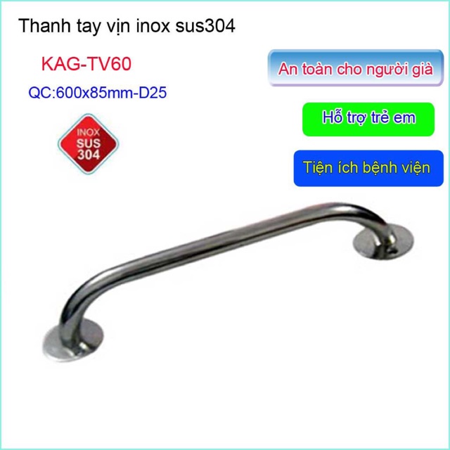 Tay vịnh inox 304 nhà tắm (phòng tắm)