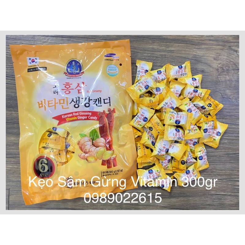 Kẹo Hồng sâm vị gừng HSD 2023 | BigBuy360 - bigbuy360.vn
