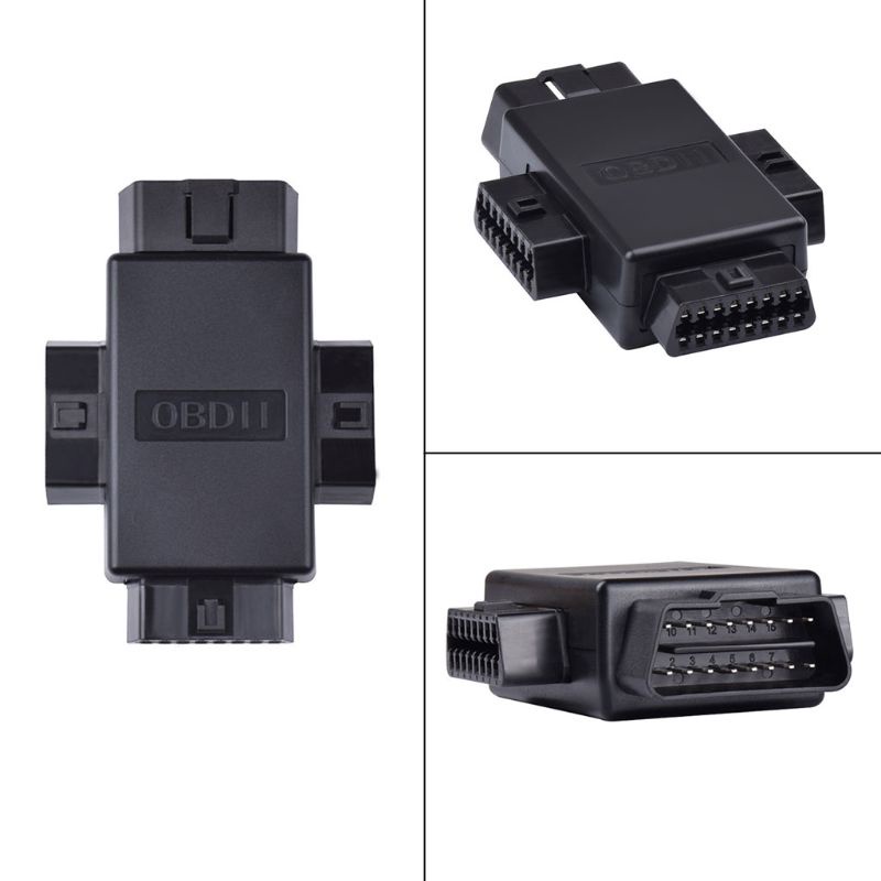 Dây Cáp Chuyển Đổi 16 Pin OBD2 1 Male Sang 3 Female Chuyên Dụng Cho Xe Hơi