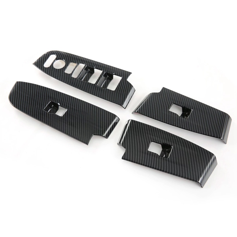 Khung Viền Công Tắc Nâng Cửa Kính Xe Hơi Bằng ABS Sợi Carbon Cho Honda E: Ns1 ENS1 2022