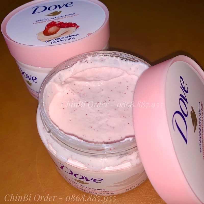 [SẴN] Tẩy da chết, tế bào chết body Dove Exfoliating body polish dưỡng trắng, sáng da | BigBuy360 - bigbuy360.vn
